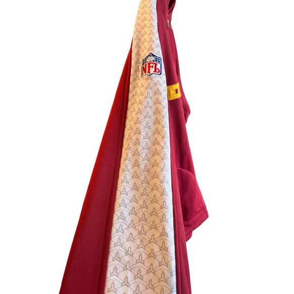 NFL Redskins Authentic Sideline Pullover, Medium, See Pictures - Small Flaws, - Picture 3 of 12